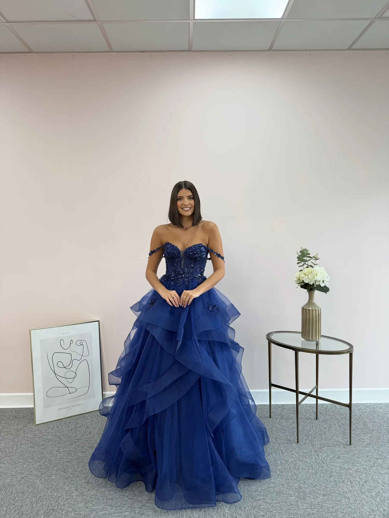 The Beatrix Gown - Navy by Dress Code Prom