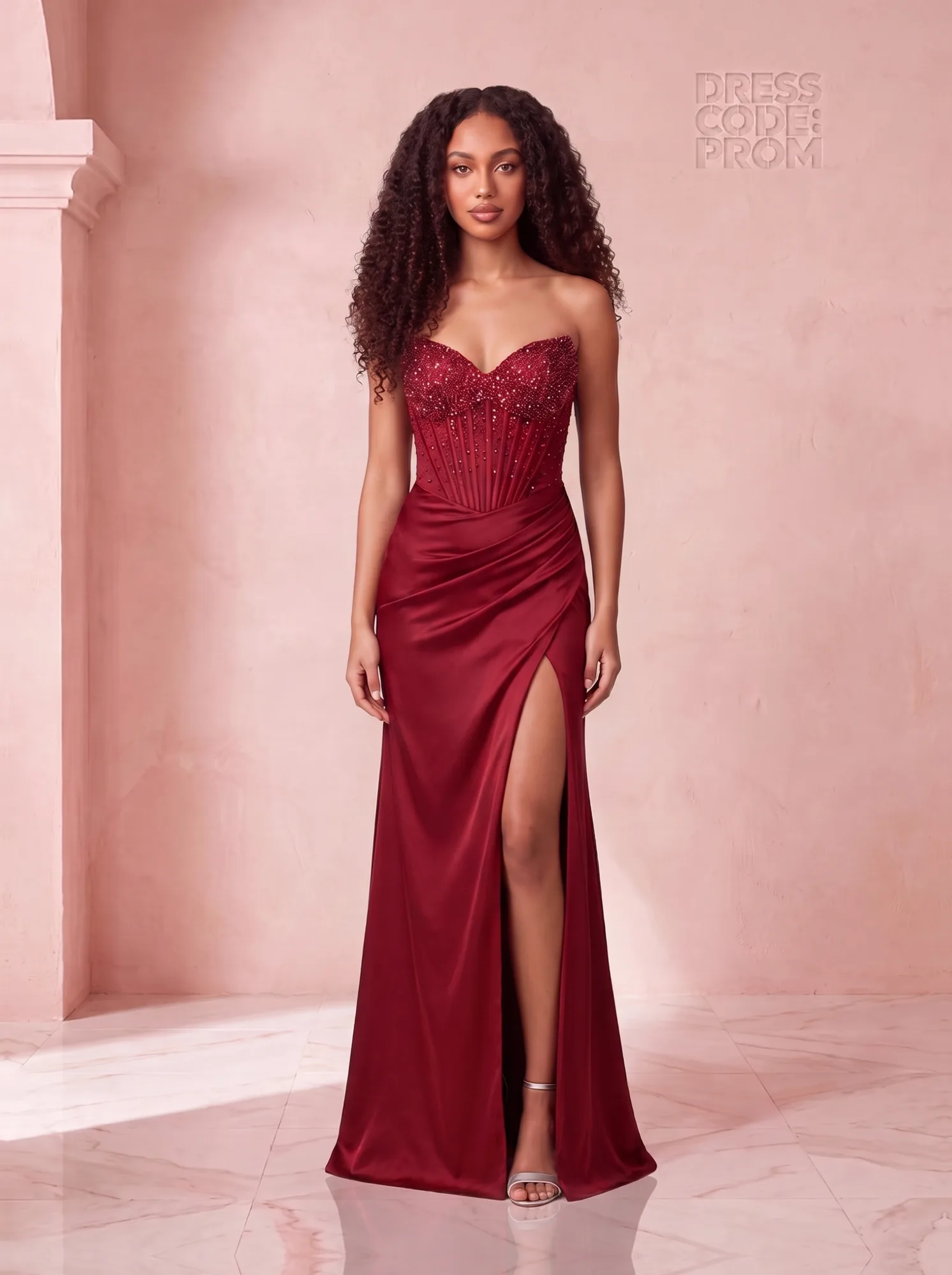 The Sienna Gown - Wine by Dress Code Prom