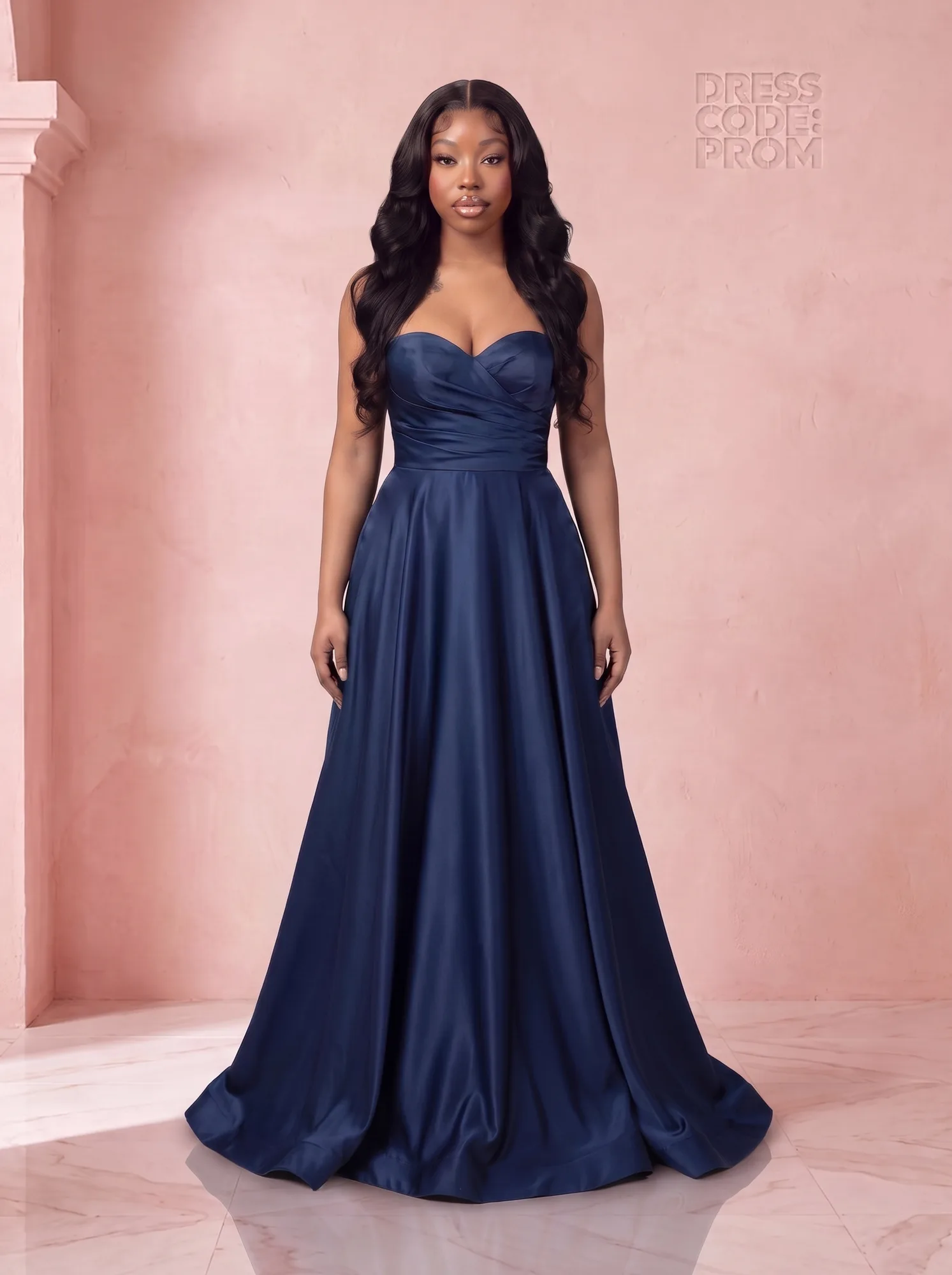 The Margot Gown - Navy by Dress Code Prom