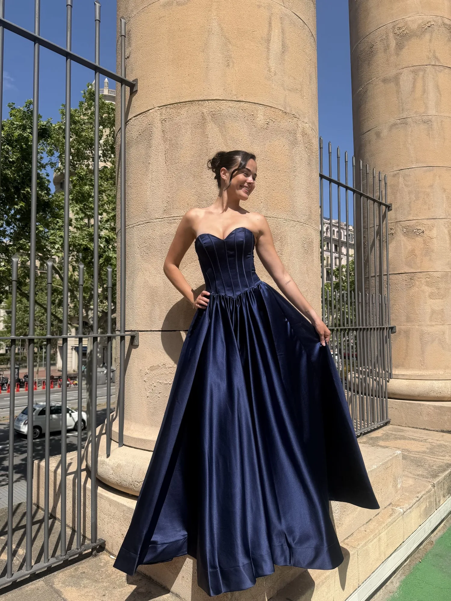 The Leonora Gown - Navy by Dress Code Prom
