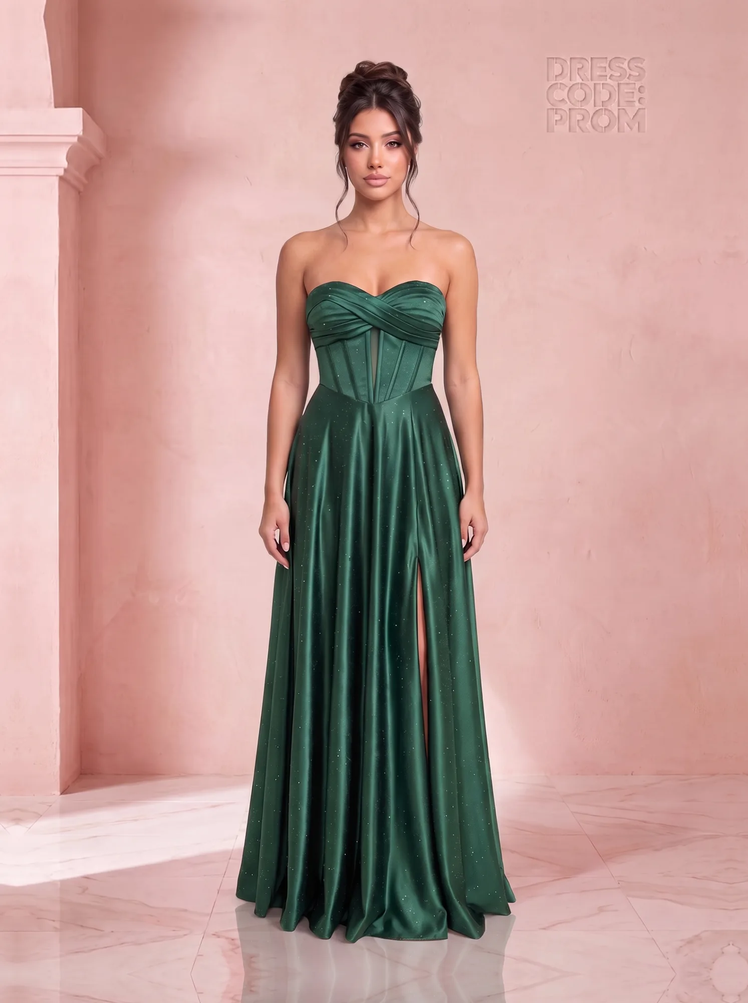 The Rowena Gown - Green by Dress Code Prom
