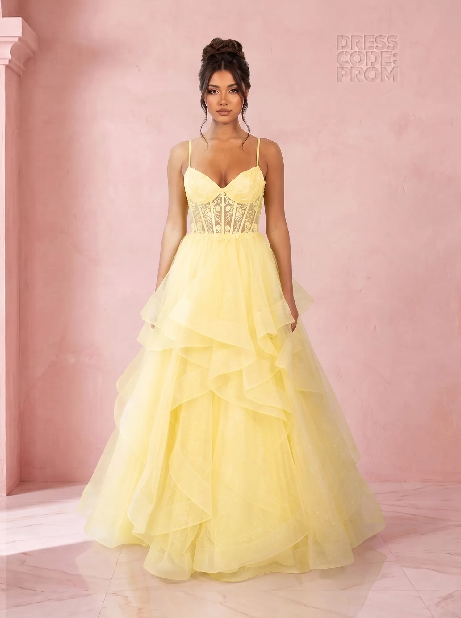 The Ariana Gown - Lemon by Dress Code Prom