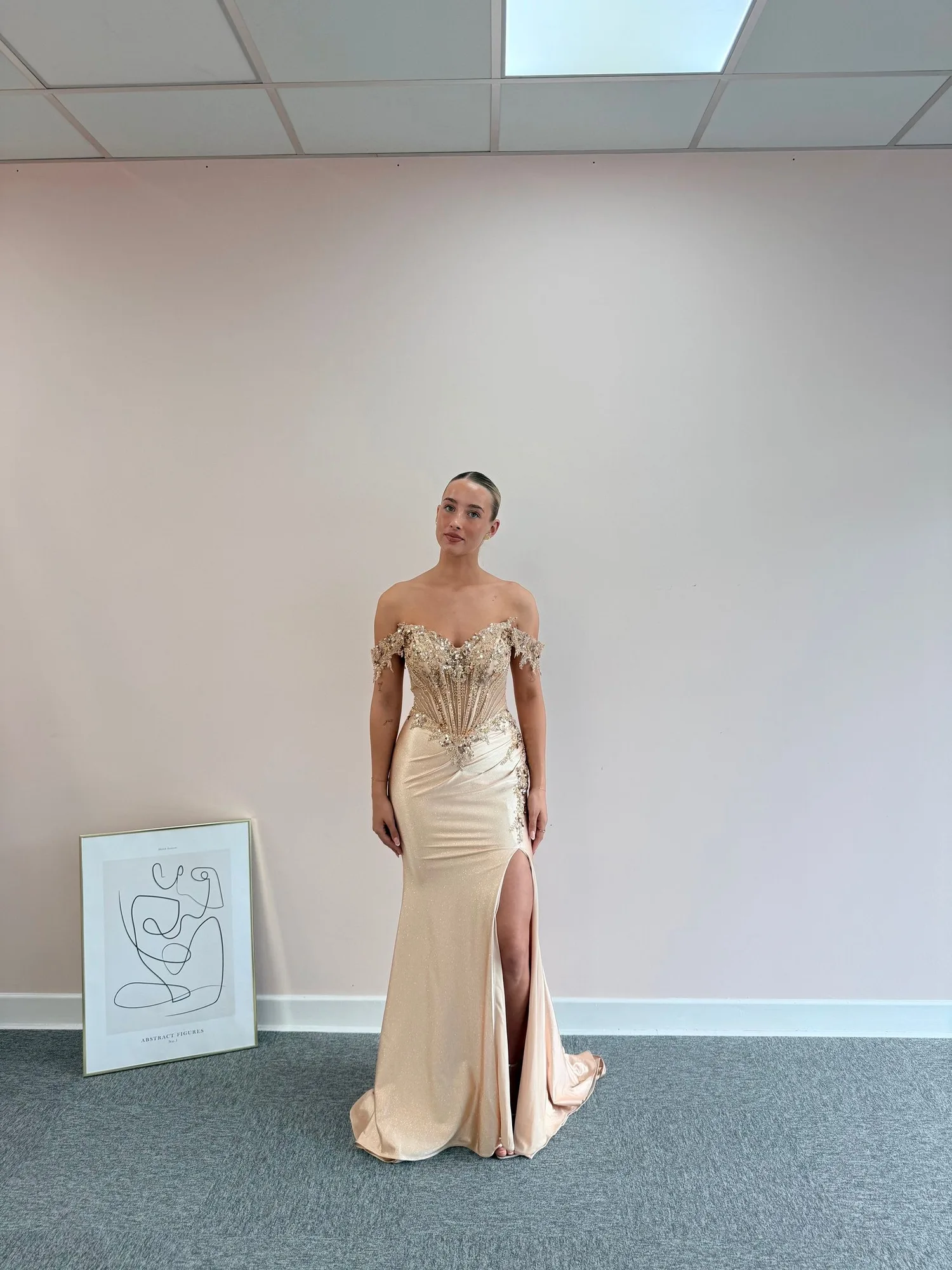 The Octavia Gown - Gold by Dress Code Prom