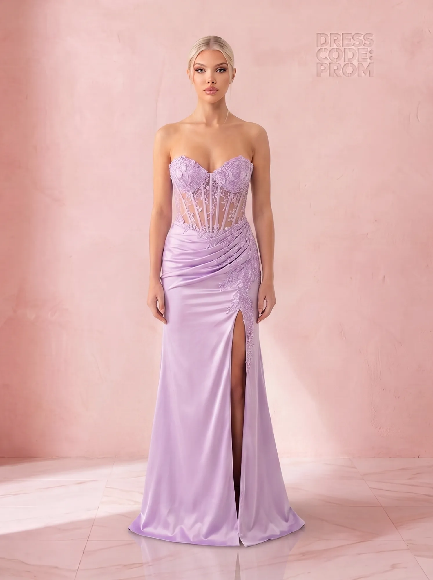 The Isadora Gown - Lilac by Dress Code Prom