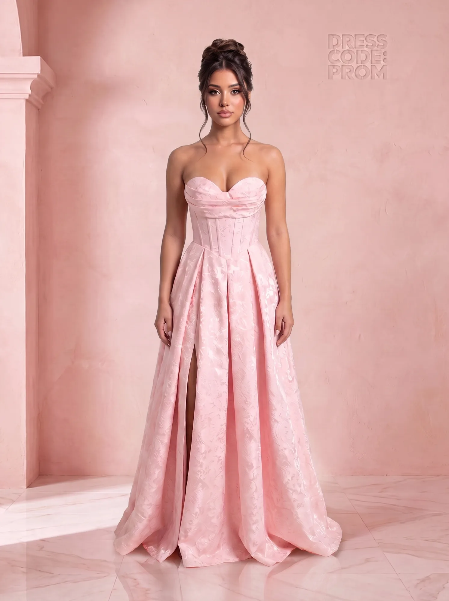 The Rosalind Gown - Pink by Dress Code Prom