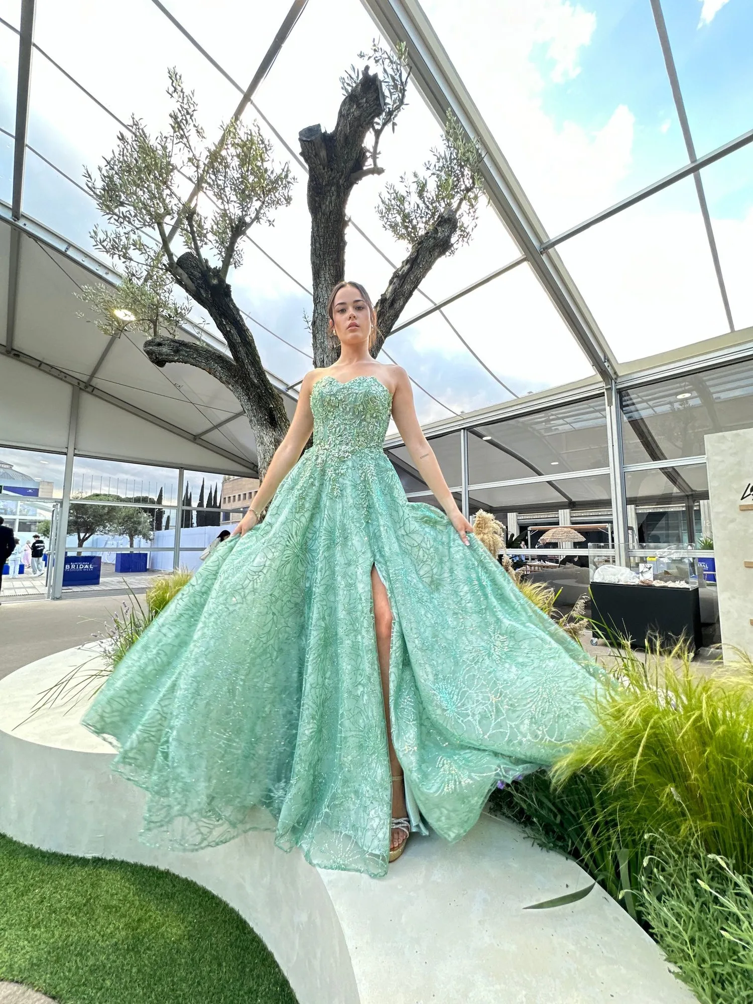 The Seraphina Gown - Sage by Dress Code Prom