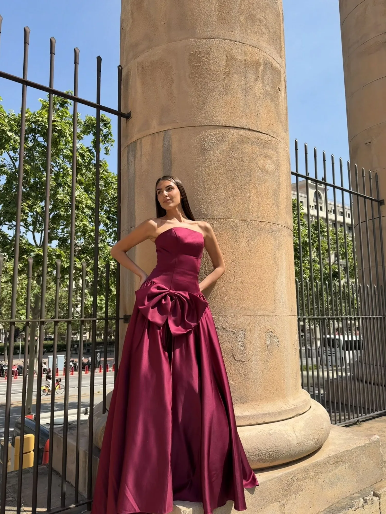 The Bettina Gown - Wine by Dress Code Prom