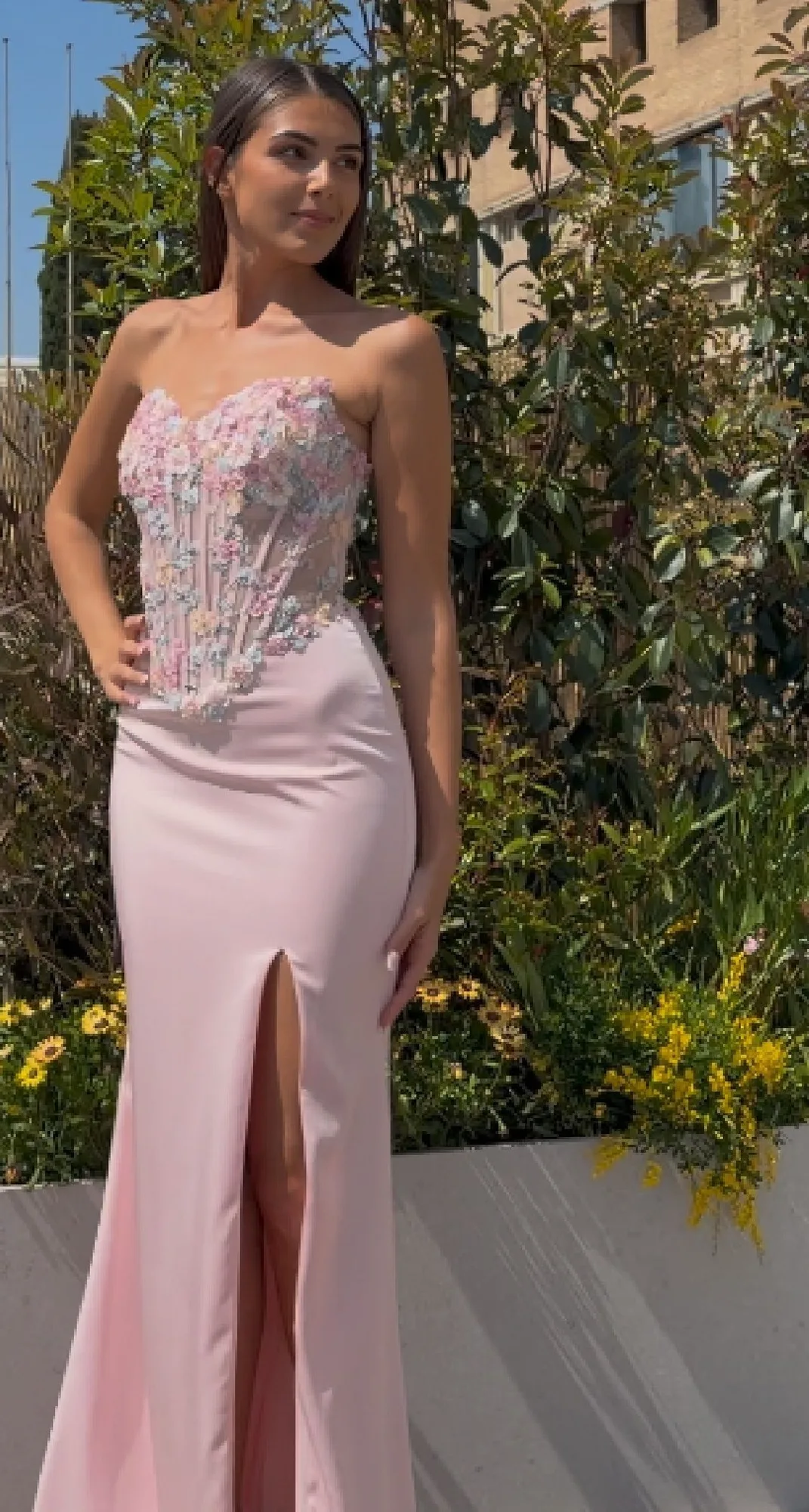 The Dahlia Gown - Baby Pink by Dress Code Prom
