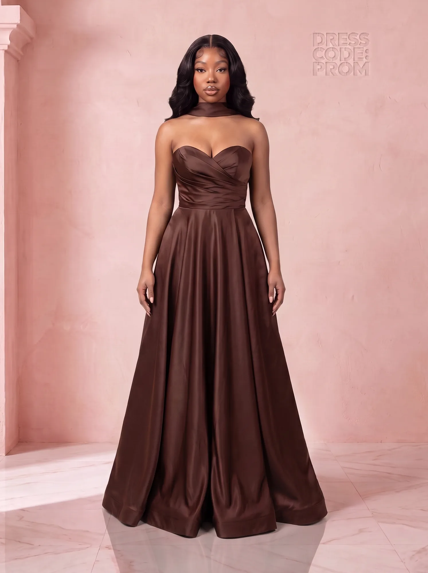 The Margot Gown - Brown by Dress Code Prom